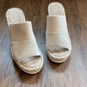 Toms Monica Mule Wedge Heel